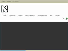 Tablet Screenshot of madeinnijmegen.com